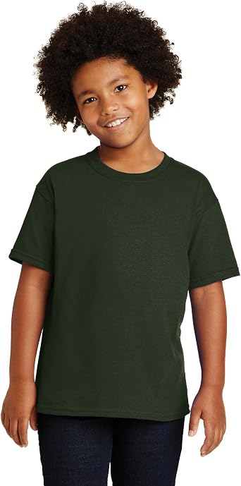 Gildan Youth Heavy Cotton T-Shirt, Style G5000B, 2-Pack