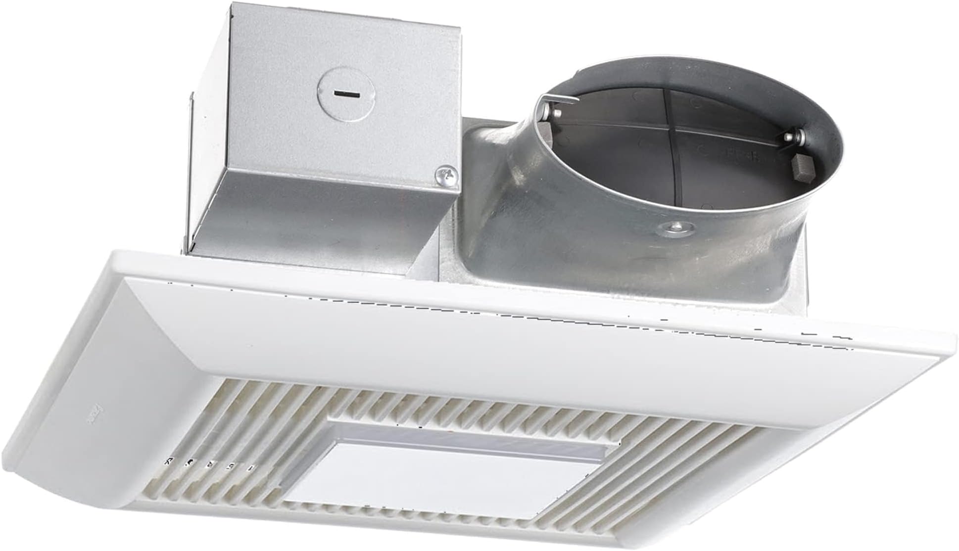 Panasonic WhisperValue Ceiling/Wall Mount Dual Speed Bathroom Exhaust Fan with LED Light, 30 to 100 CFM, FV-0810VSSL1