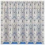 Maple Textiles Diana Net Curtain Luxury Heavy Weight Pretty Flowered Floral Lace Jacqard Pattern. Sold by the Metre.Available in White and Cream (Drop 48"(122cm), Cream)