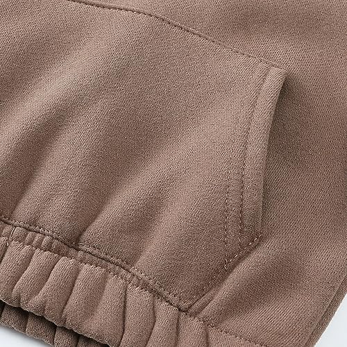 Image of MYGBCPJS Youth 2PCS Jogger Outfits Set Fleece Hooded + Sweatpants Boys Girls Athletic Sweatsuits Pullover Clothes