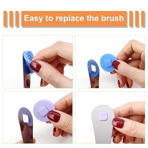 Miniatura 6 de Raspador de lengua para adultos y niños deshazte de la lengua blanca y el tratamiento del mal aliento limpiador profesional de lengua recomendación