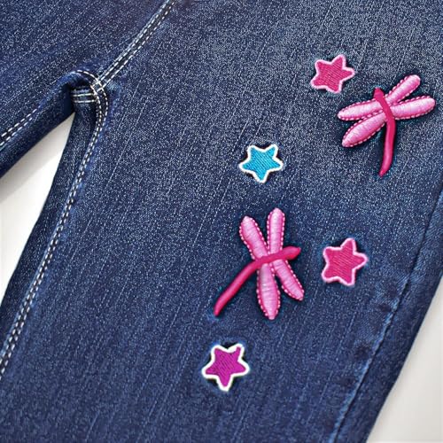 Jeans para niñas de 5 a 12 años Peacolate pantalones vaqueros largos de moda 4
