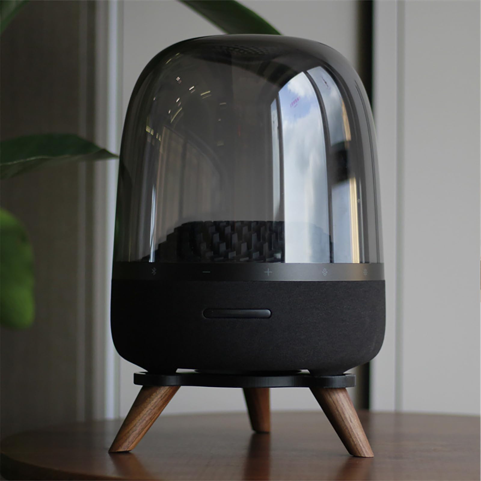 Amazon.com: Speaker Stand Desk Support Tray Base with Wood Feet