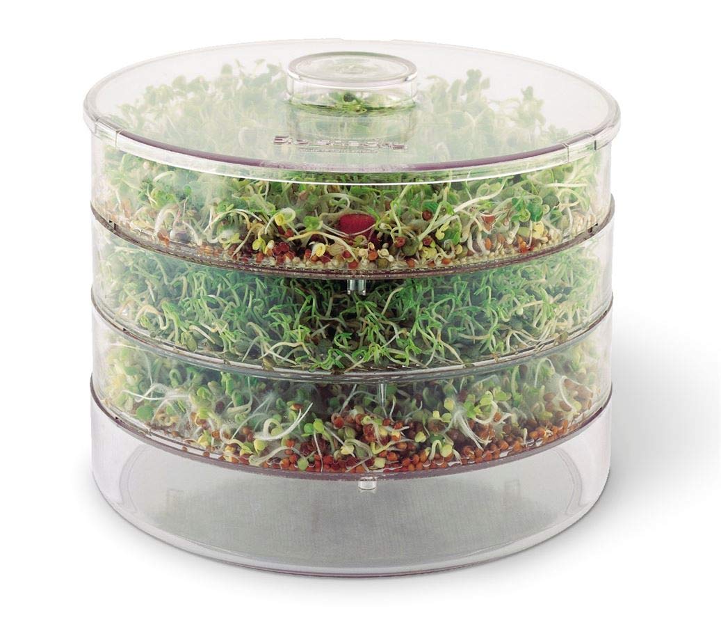 Anirdesh BPA Free Sprout Maker Grocery Container as Kitchenware (4 Containers) 1