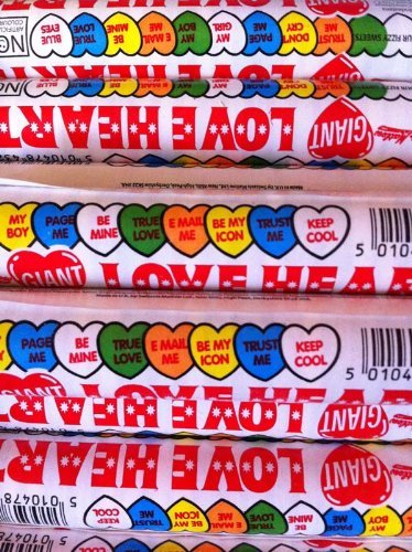 Swizzles Matlow Giant Love Hearts - 10 Rolls by swizzles matlow