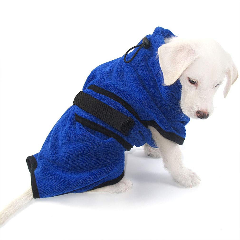 Serviette pour Chien en Microfibre Douce, Serviettes pour Chats Absorbantes à Séchage Rapide Super Absorbantes de Peignoir pour Animaux de Compagnie
