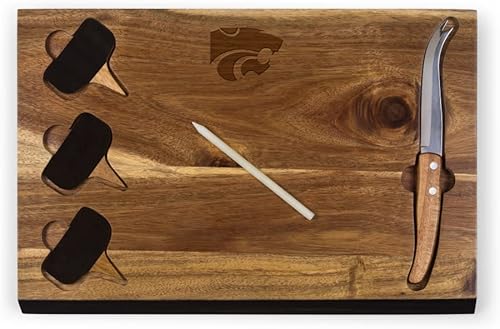 Vista 47 de PICNIC TIME NCAA NCAA - Juego de tablas de cortar y herramientas de queso de acacia Delio unisex para adultos