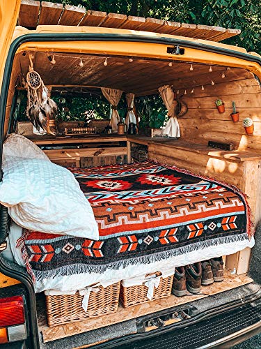 Decke / Teppich / Überwurf, mit geometrischem Muster der Navajo-Indianer,...