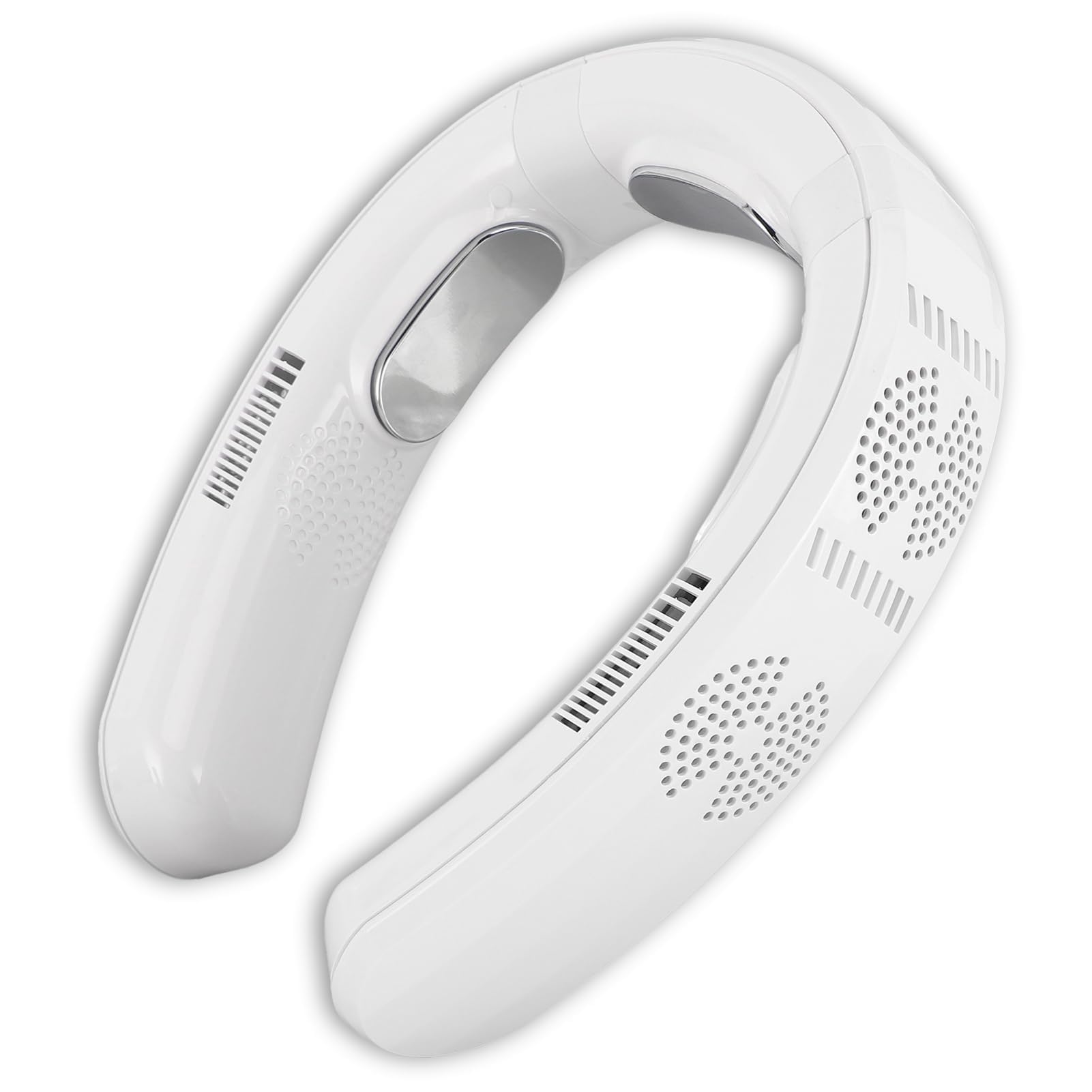 Dpofirs Neck Air Conditioner, 6000MAh Portable Neck Fan, Cooling Airflow, USB Neck Fans, Portable, Rechargeable with 3
