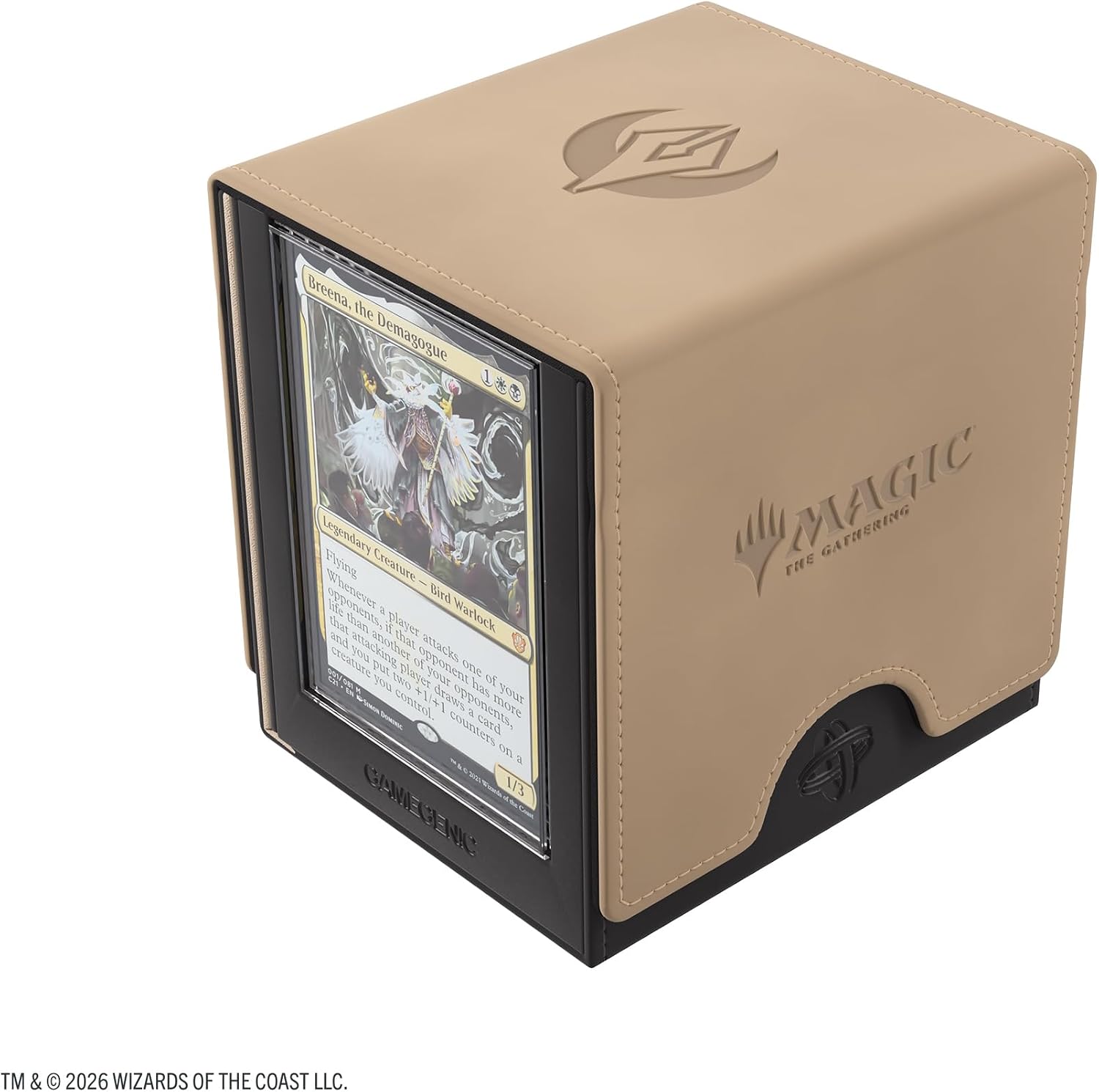 Gamegenic Magic: The Gathering Secrets of Strixhaven Sidekick PRO 100+ XL - Convertible Deck Box, Holds 100+ Double-Sleeved Cards, Sideloading Commander Display