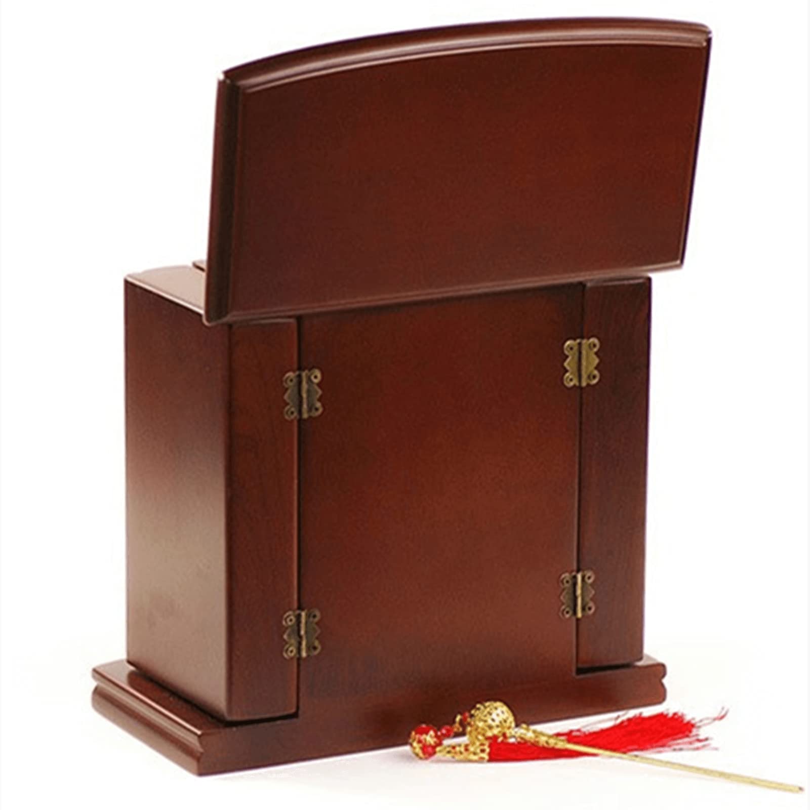 dophee 12Pcs Antique Brass Butterfly Hinges for Small Jewelry Box Treasure Chest Wooden Case Bird House DIY Crafts Gift Box, 20mmx17mm/0.79"x0.67" 1