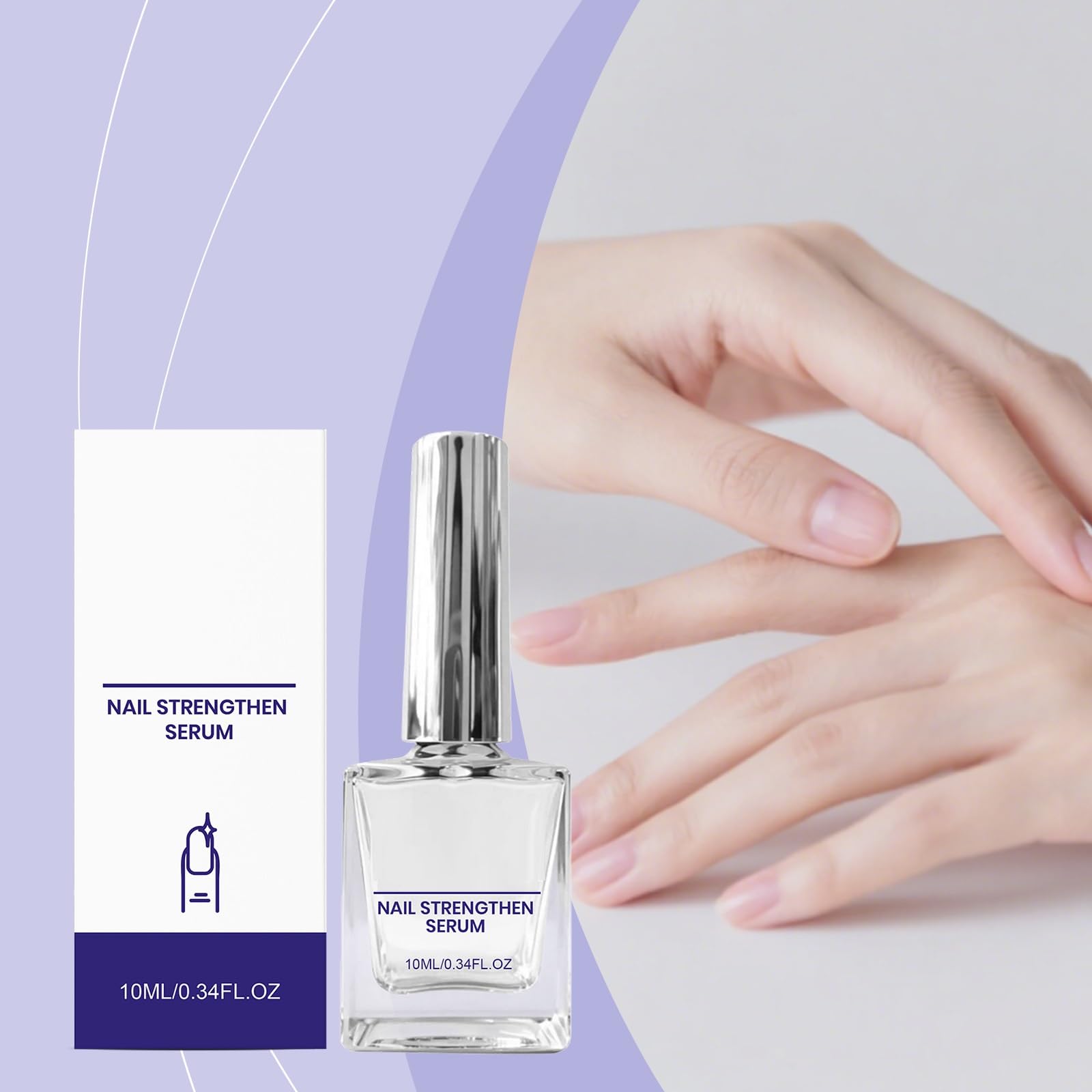 Aceite de cuidado de uñas de 3 días, fortalecimiento de esmalte de uñas, aceite para cutículas, tratamiento de aceite de uñas para uñas dañadas, tratamiento de uñas con queratina para fortalecer la