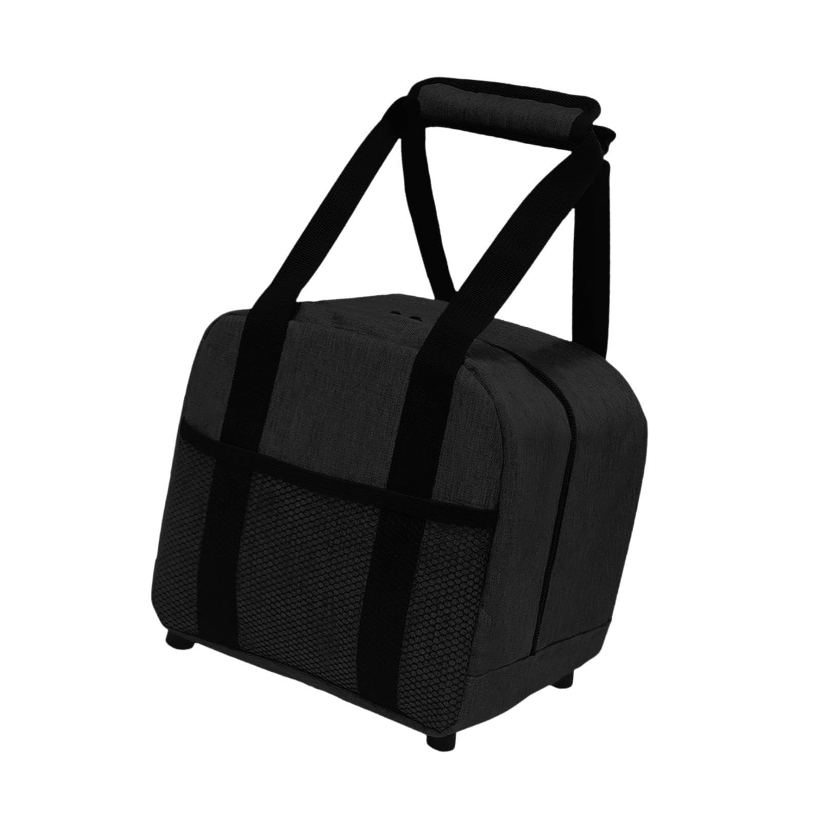 Menolana Bowling Ball Bag, Single Bowling Tote for Women Men, Black, 22 cmx22 cmx22 cm