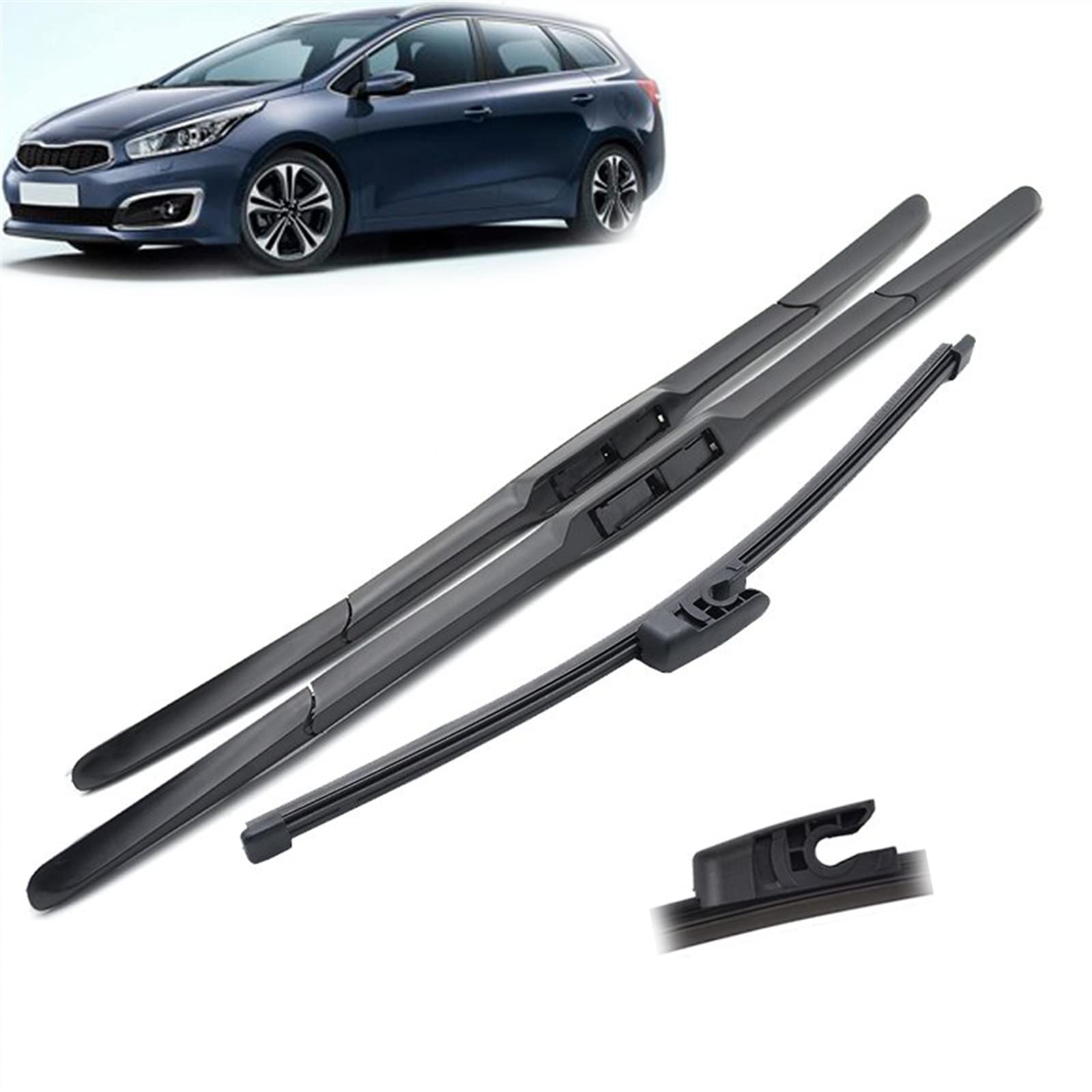 26 "14" 12 "Car Window Anteriore Posteriore Tergicristallo Spazzole Set Kit per KIA per Ceed 2012 2013 2014 2015 2016 2017