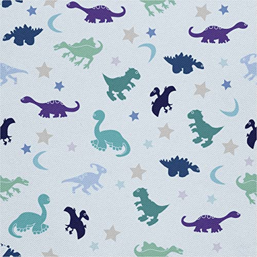 HEKO PANELS Tela Para Tapizar Impermeable Por Metro Telas Tintada Para Sofas Gruesa Resistente Al Desgaste Antimanchas Sillas Loneta Estampada Dinosaurios 1 Metro 155 x 100 cm