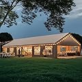 YITAHOME 20x40 ft Party Tent Outdoor Wedding Event Shelters Heavy Duty Upgraded Galvanized Canopy with Large White Roof, Removable Sidewalls & 4 Storage Bags