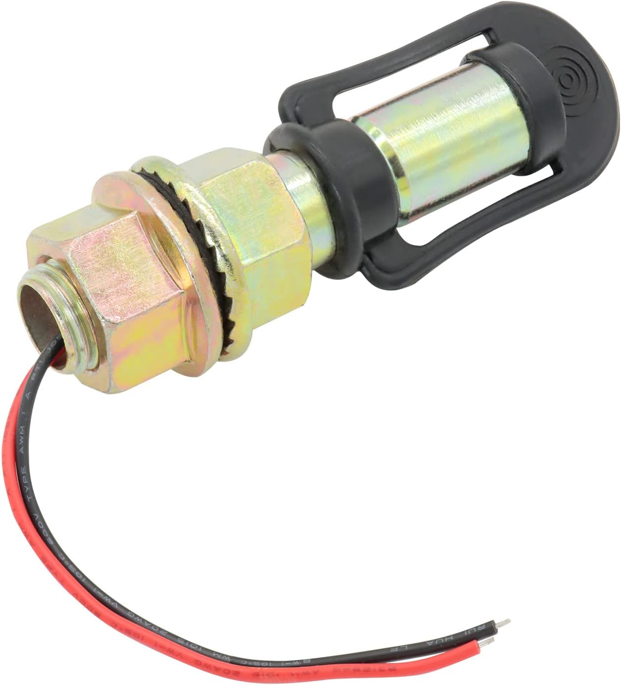 Tractor Beacon Light Bracket,Metal Mount with Wire for Forklift Truck Flashing Rotating Warning Light - I Shape
