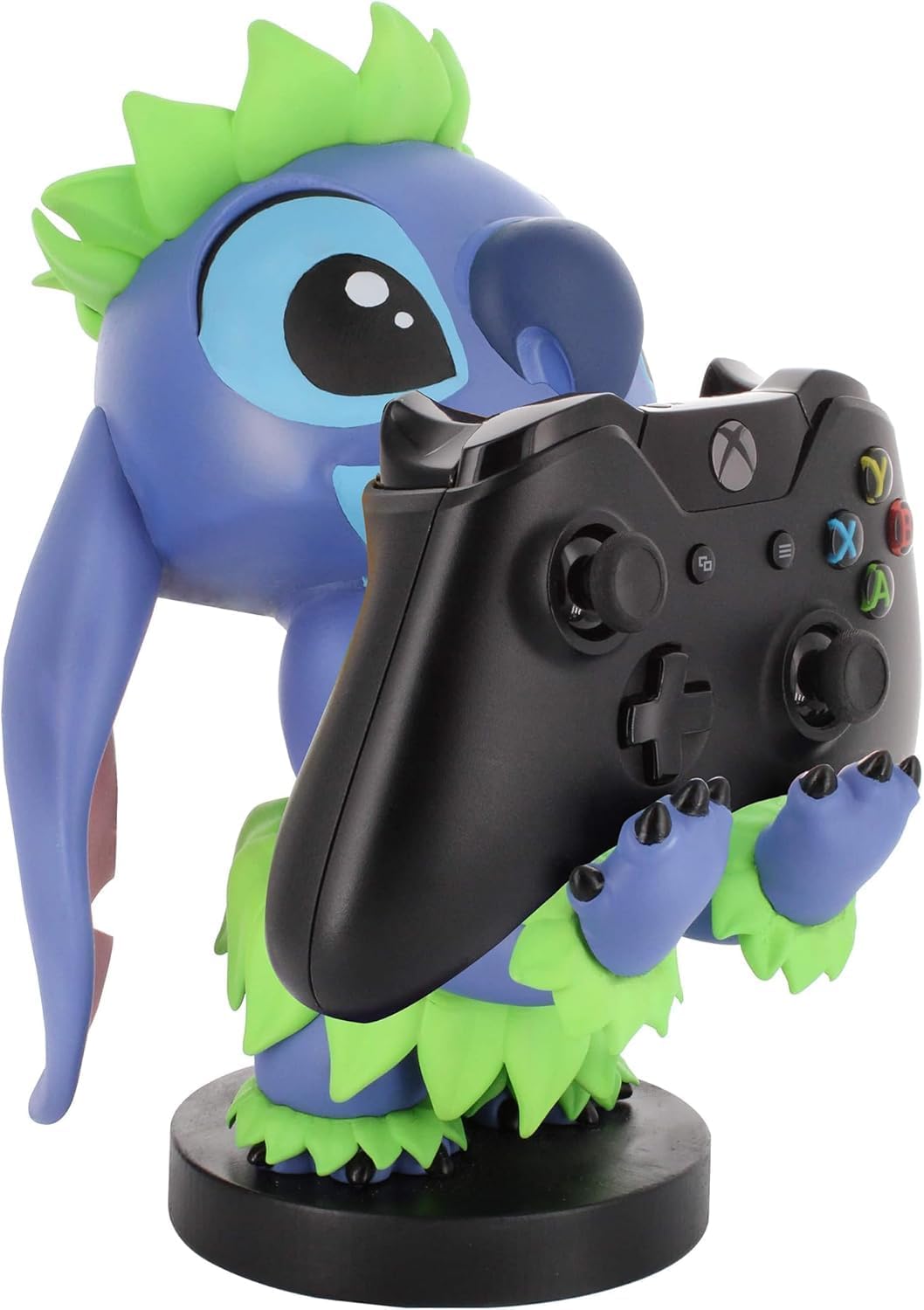 Exquisite Gaming Stitch Phone Holder & Controller Stand, 8.5 in Hula Figure, Disney Licensed