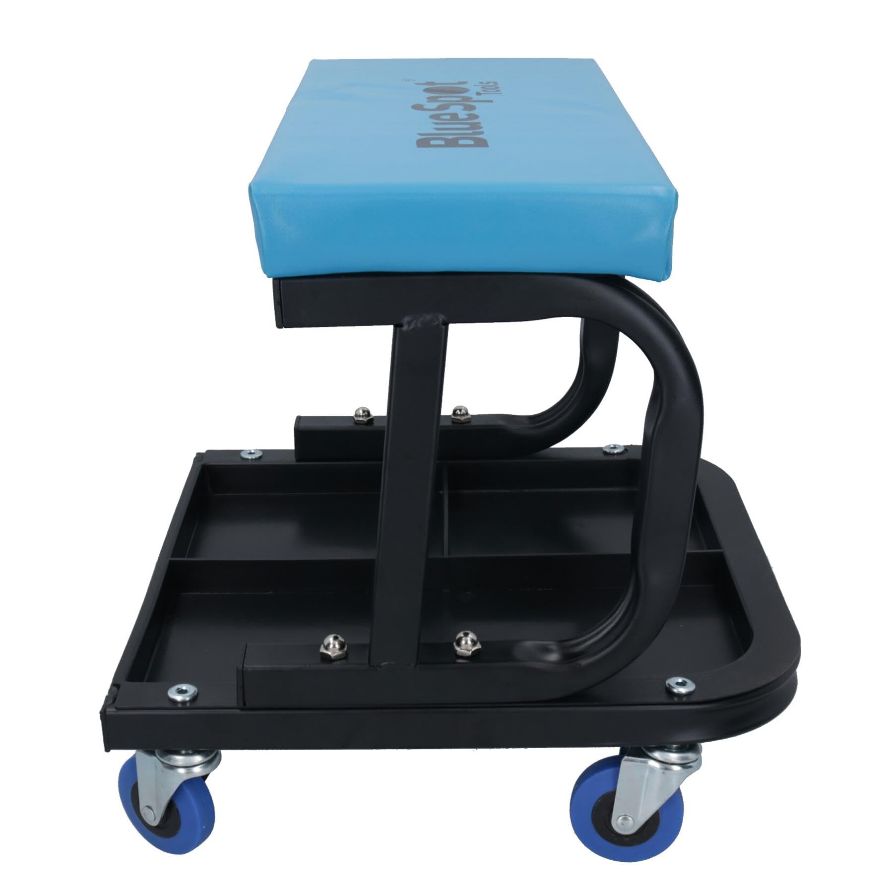AB Tools Sedia da officina con rotelle imbottite, con ruote girevoli