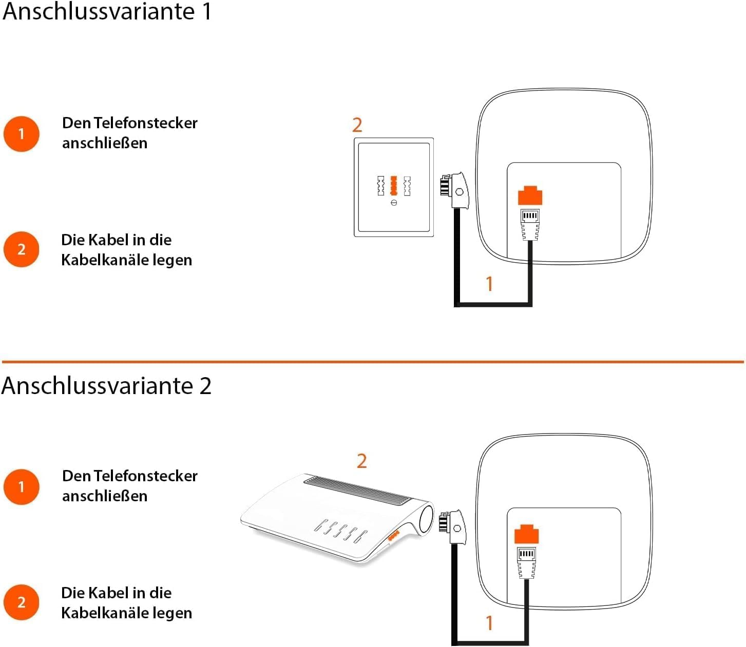 Gigaset Desk 200 - Schnurgebundenes platzsparendes Telefon mit elastischem Kabel - 10 Kurzwahleinträge - Wahlwiederholung - MFV- oder Impulswahl einstellbar, schwarz [Deutsche Version]