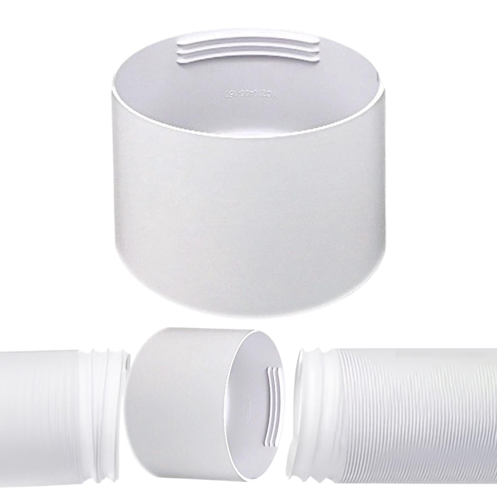 Portable Air Conditioner Hose Extension Coupler, 13/15cm Air Conditioner Exhaust Hose Connector Mobile AC Exhaust Hoses Adapter for Home Hotel