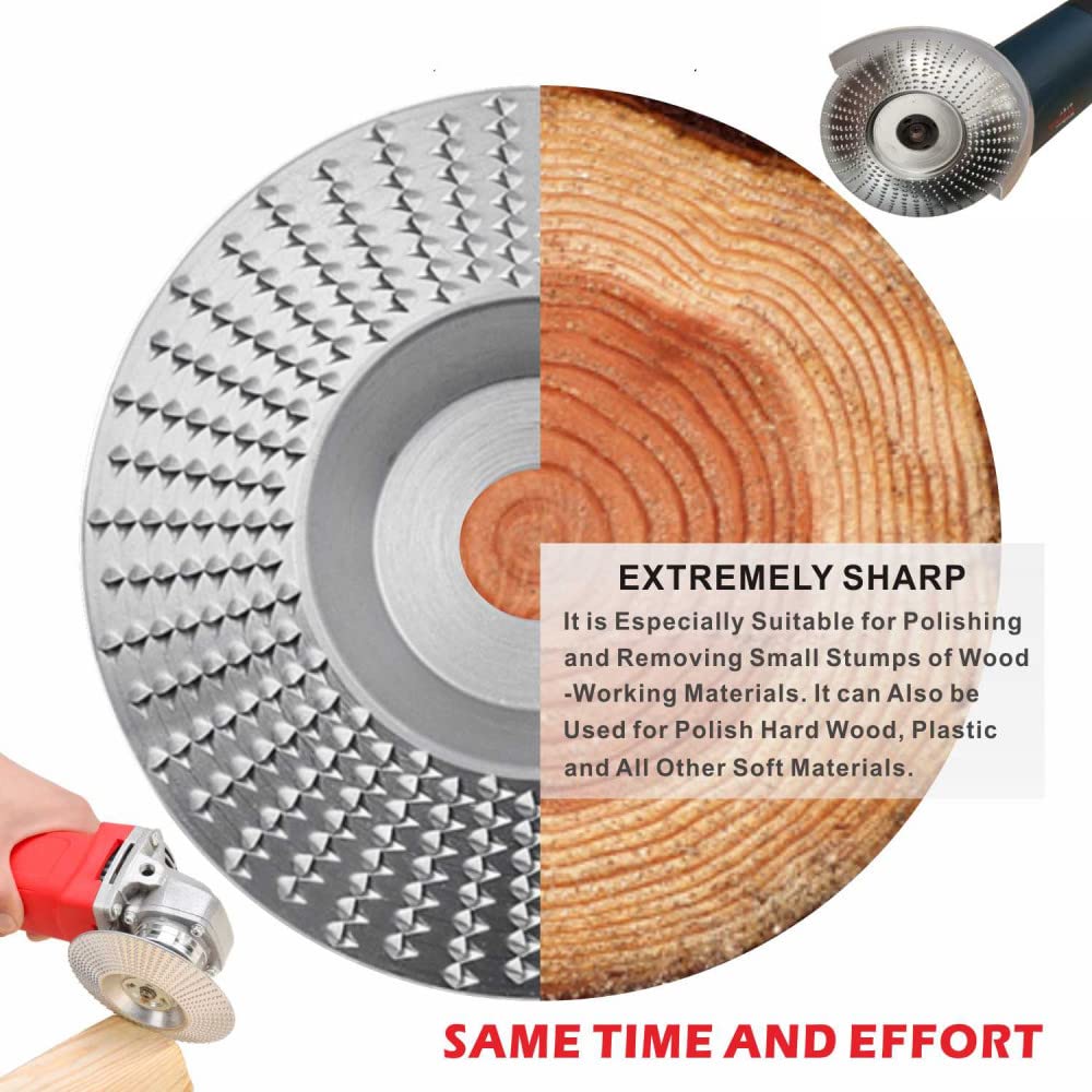 Holzbearbeitung Schleifscheibe Rotary Disc Schleifen Holz Schnitzwerkzeug Schleifscheibe 16/22 mm Bohrung Werkzeuge für Winkelschleifer, Arc22, China
