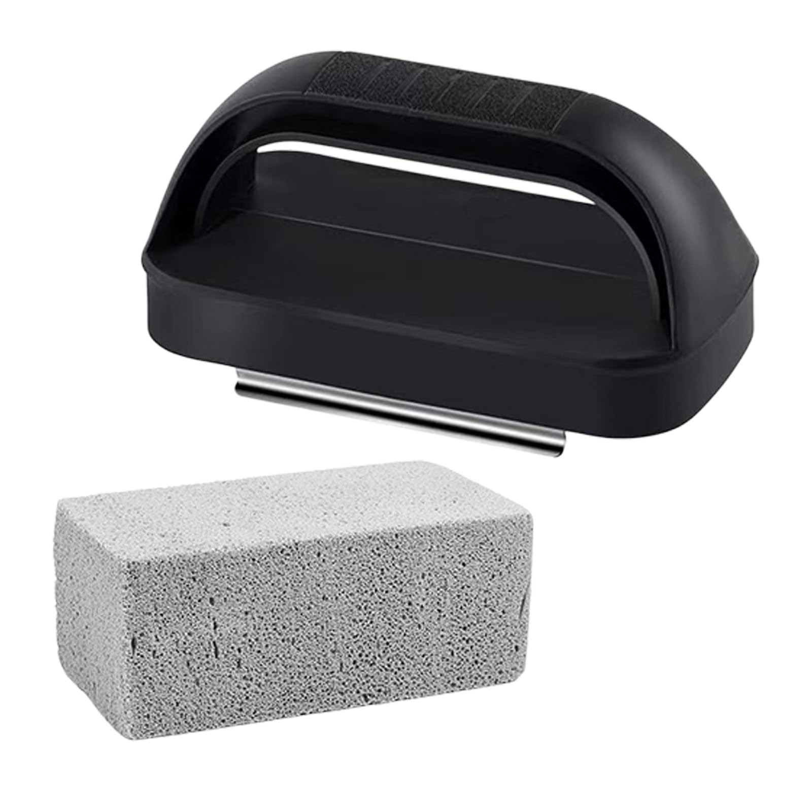 CUNZJIA Pumice Griddle Stone with Handle Grill Cleaner, Grill Bricks for Effortless BBQ Care