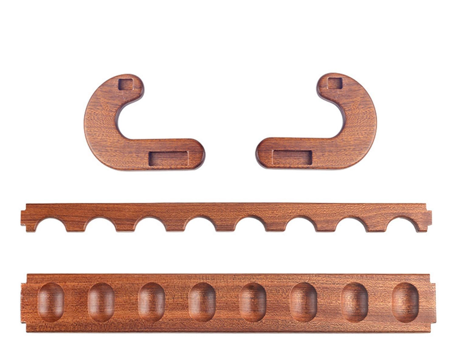 Espositore per Pipa in Legno per Tabacco per 8 Pipe per Tabacco, Supporto per Pipa per Tabacco, Portapipa in Legno Universale, Espositore con Venature del Legno Casa E Ufficio