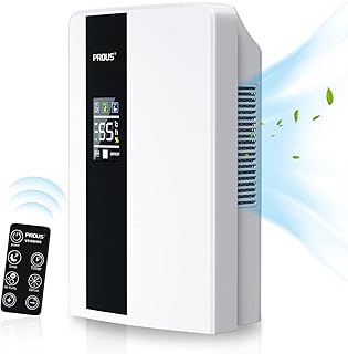 PROUS Dehumidifiers for Home, 2L Dehumidifiers for Drying Clothes with Significant Dehumidification Effect, Quiet, Purification, Intelligent Constant Humidity, Auto-Off, Dehumidifiers for Room of 30㎡