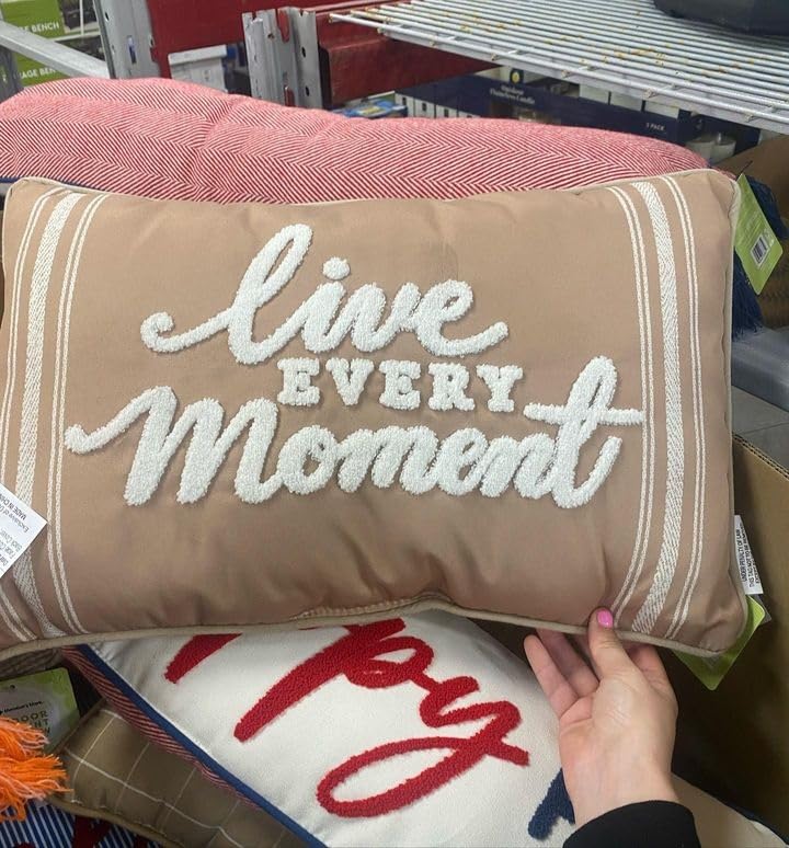 Member's Mark Indoor Accent Pillow (Live Every Moment)