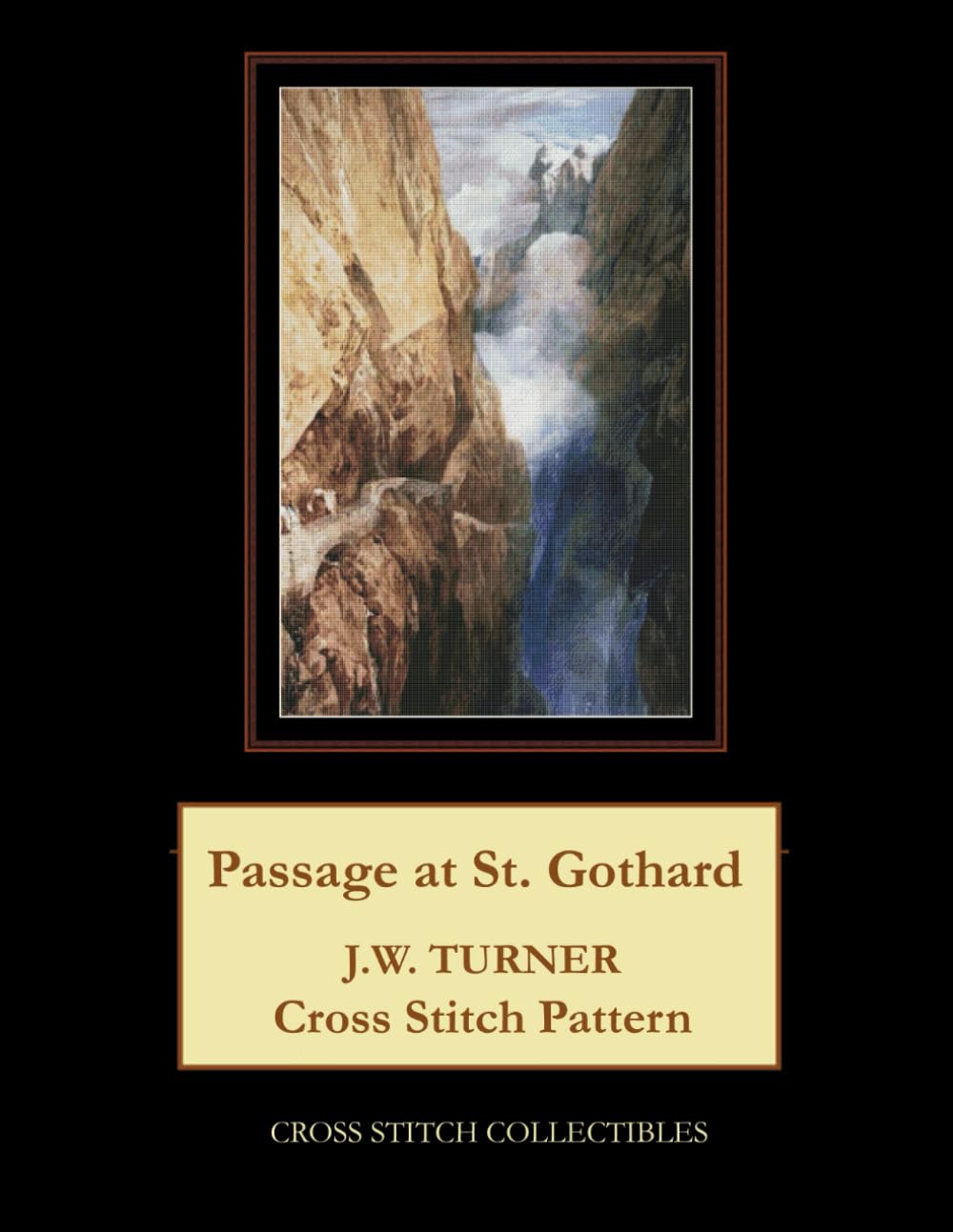 Passage at St. Gothard: J.W. Turner Cross Stitch Pattern