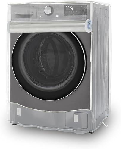 Funda para lavadora y secadora, fundas para lavadora y secadora, cubierta para lavadora y secadora para máquina de carga frontal impermeable y a