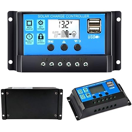 Amazon 10a 太陽光発電チャージコントローラー 12v 24v自動認識 独立型太陽光発電専用ソーラーチャージコントローラー Diy 工具 ガーデン Amazon 10a 太陽光発電チャージコントローラー 12v 24v自動認識 独立型太陽光発電専用ソーラーチャージコントローラー Diy 工具 ガーデン