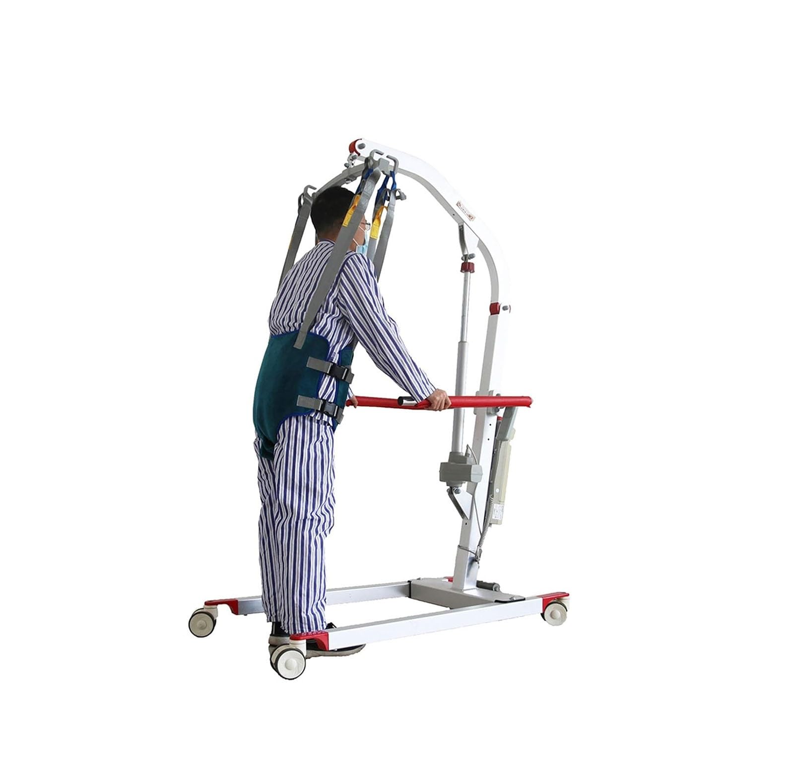 Arnés para traslados, Cinturón de transferencia de cuerpo completo para pierna muslo brazo lumbar entrenador de alivio con acolchado, caminar de pie ayudas para ancianos y discapacitados, capacidad de