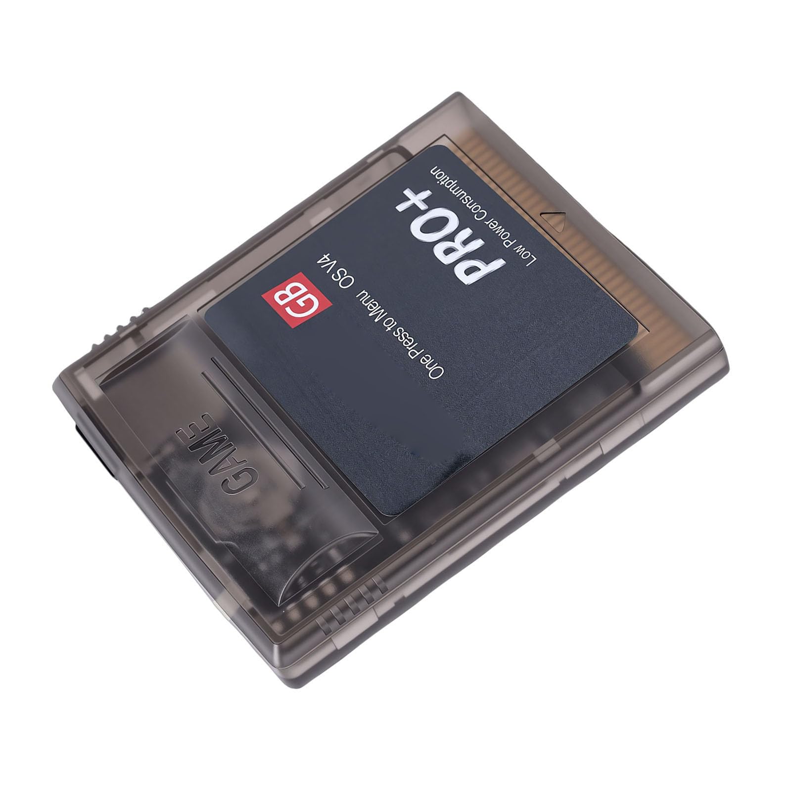 Dpofirs Gioco, Gioco Multifunzionale con Memoria 4G da 64 Mbit con Trasferimento File USB e Tecnologia di Risparmio Energetico, per Gameboy Gameboy Color Advance Advance (Grigio Trasparente)