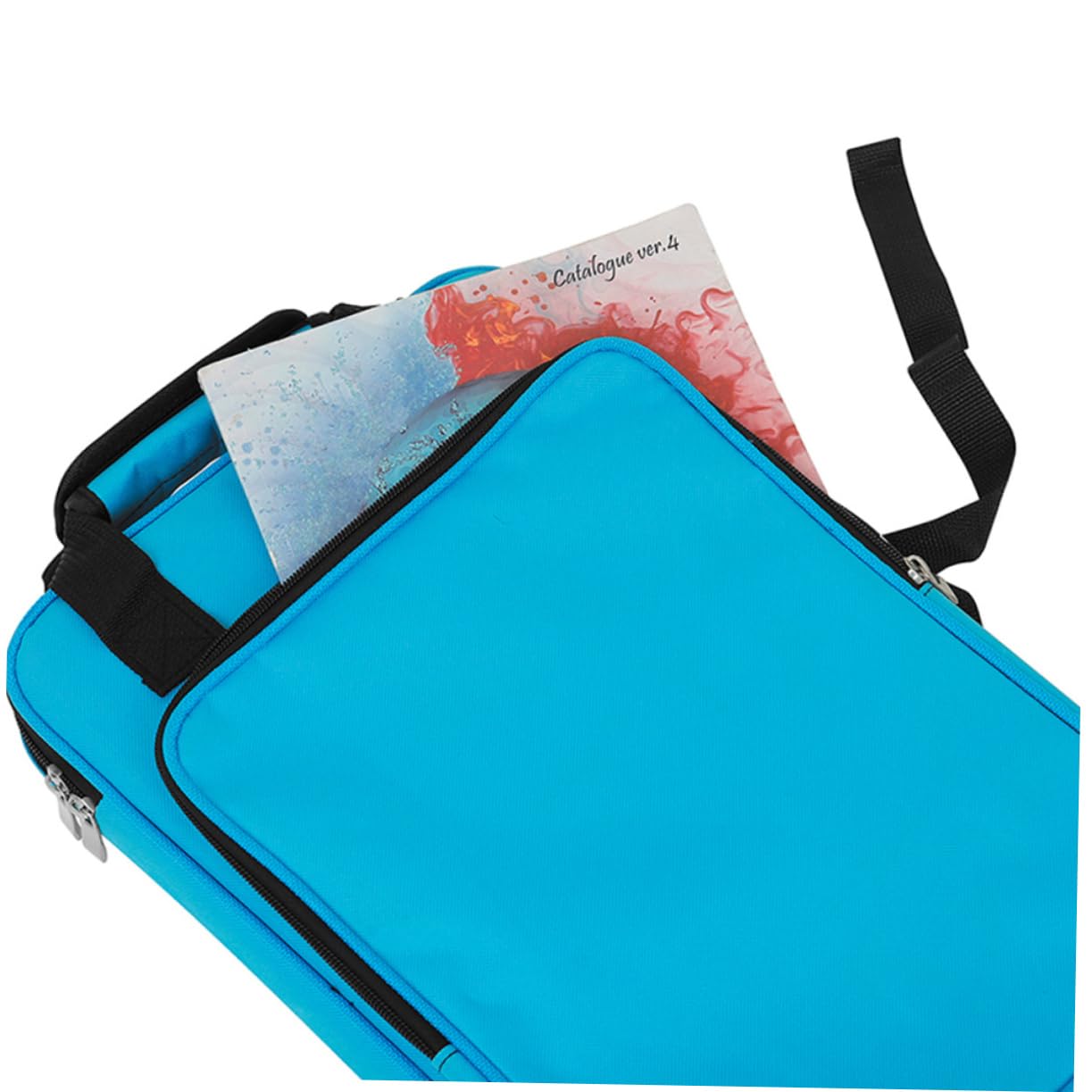 INOOMP Custodia per Bacchette da Batteria Oxford Blu, Tracolla e Manici, Borsa Porta Bacchette Comoda e Resistente per Trasporto Musicale