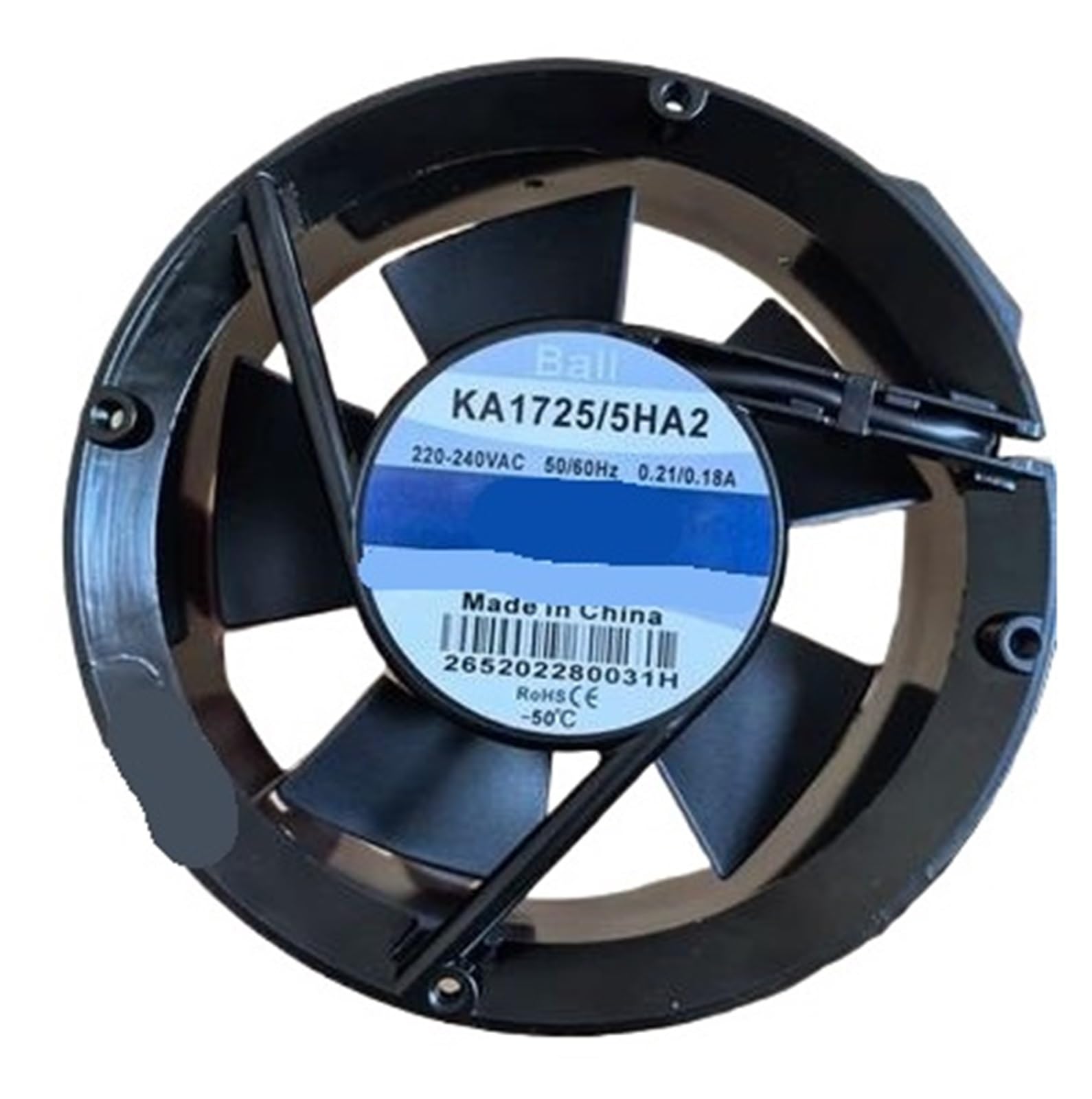 WEUSANXPL KA1725/5HA2 AC220-240V 0.12/0.14A Cooling Fan