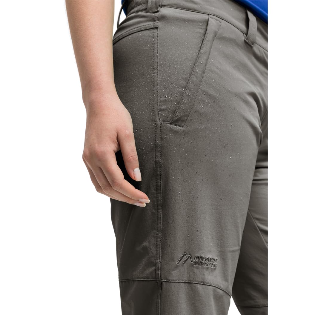 Maier Sports Lawa, Kurze Damen Wanderhose, Wasserabweisende Bermuda für Trekking und Hiking, PFC-frei, mSTRETCH pro 4 & Dryprotec