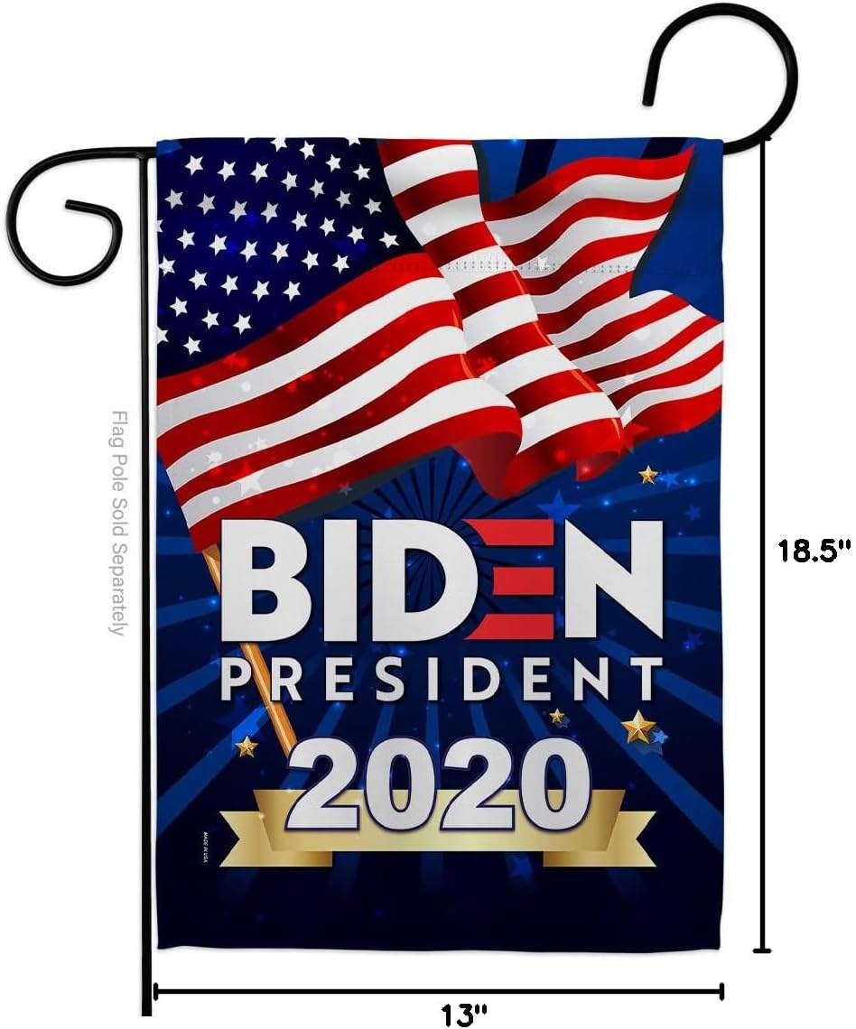 2020 President Garden Flag Patriotic Vote Election United State American House Decoration Banner Small Yard Gift Double-Sided, Made in USA