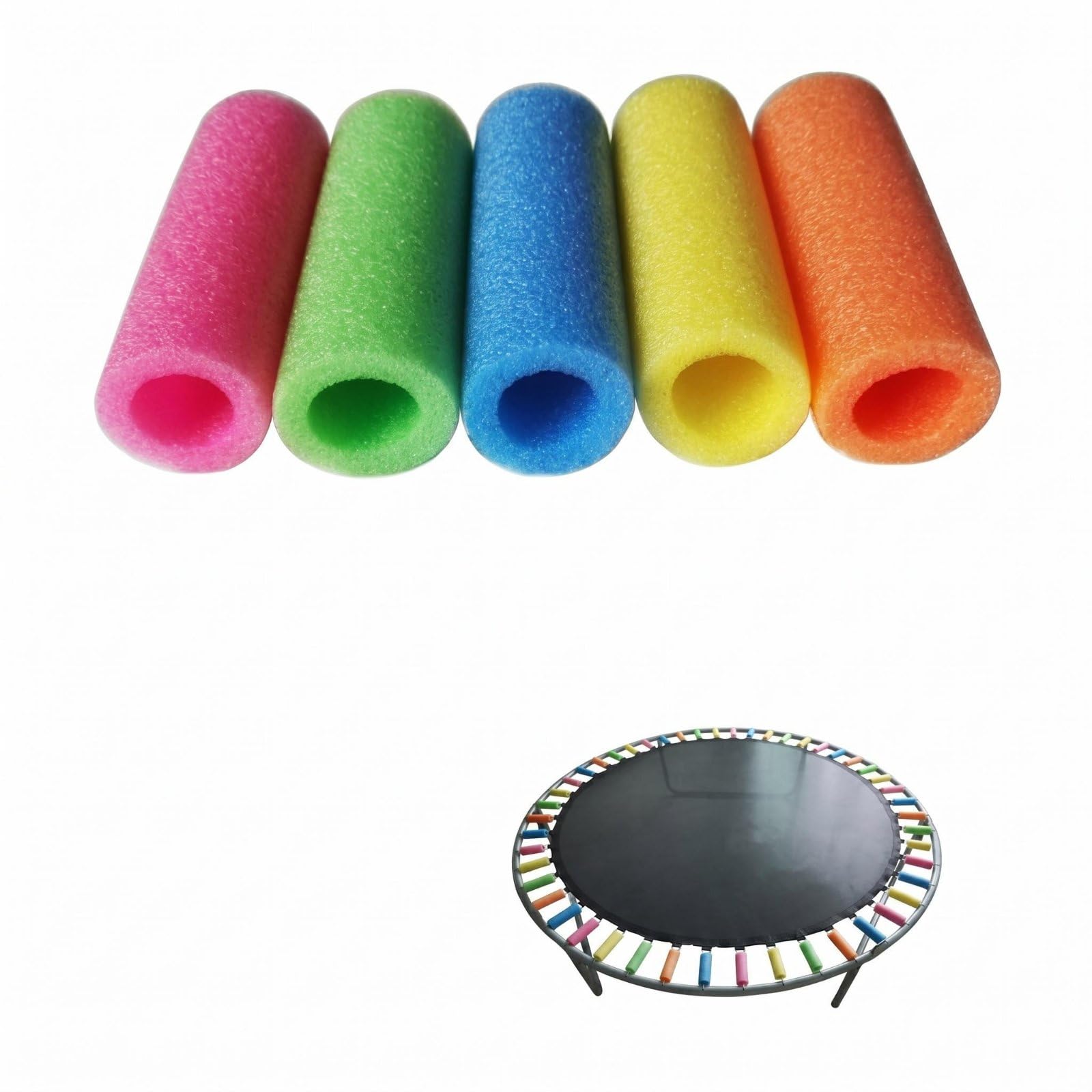 Trampoline Cover Safety Pad Shock Absorbing Recreation Gear for Backyard, Outdoor Play, Multicolor | Home Improvement &-image-16