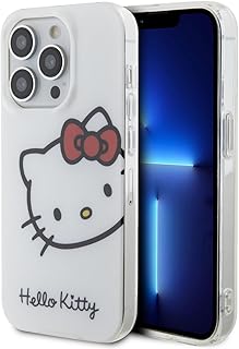 CG MOBILE Hello Kitty - Carcasa trasera para iPhone (iPhone 14 Pro), color blanco