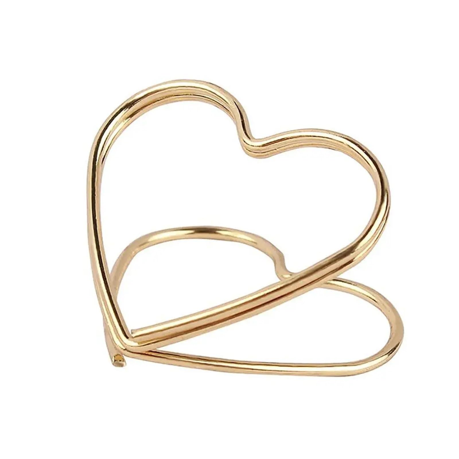 QMDSNFB Table Number Holders 10PCS Wedding Table Number Holder Stands Name Seating Labels Placecard Clips Photo Picture Cards Display Stand for Wedding Party(Gold)