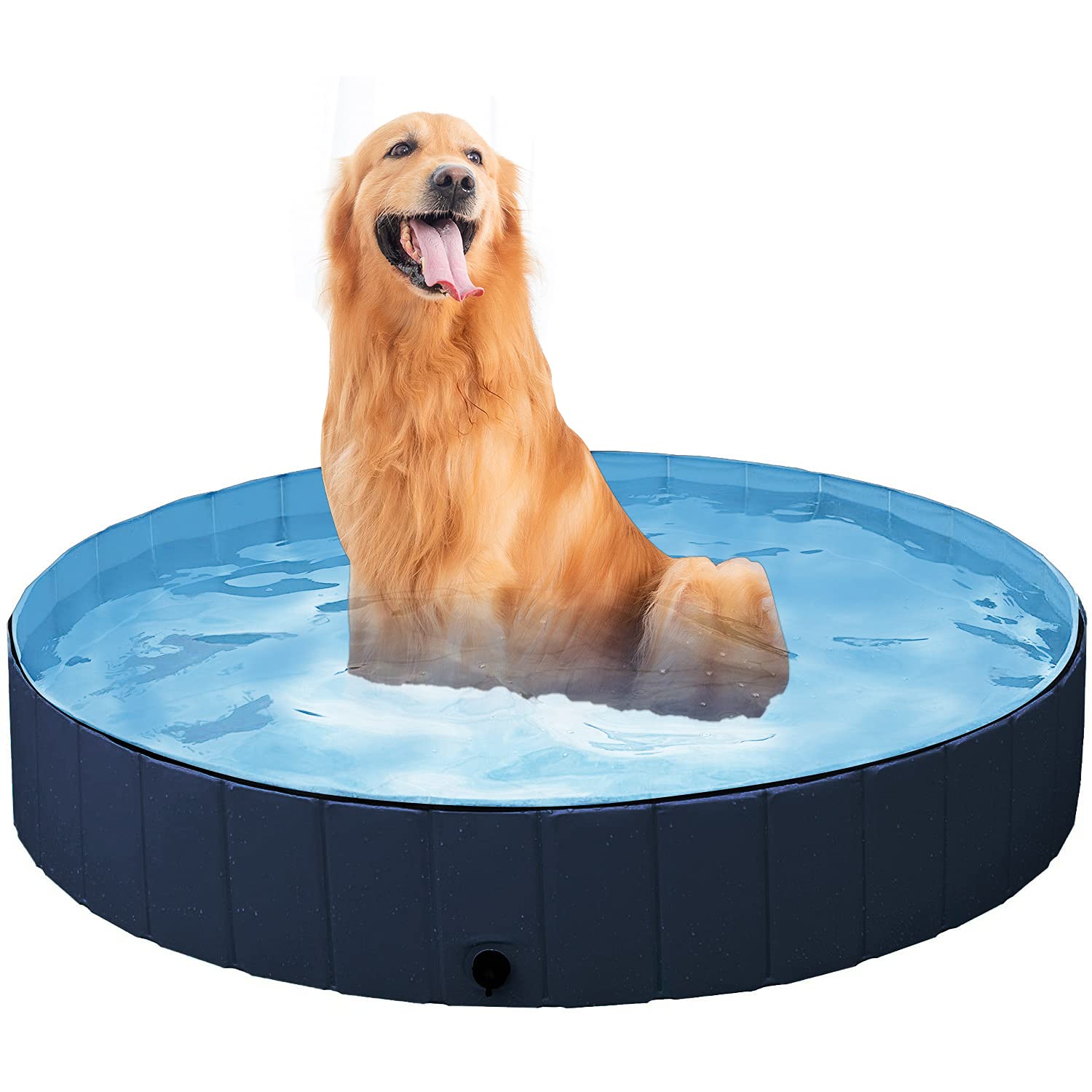Kids Collapsible Sand and Water Pool - Foldable Ball Pit Beach Play Pit Sandbox Portable Game Room Pet Bathing Summer Pool Diameter 32 Inchs : Toys & Games