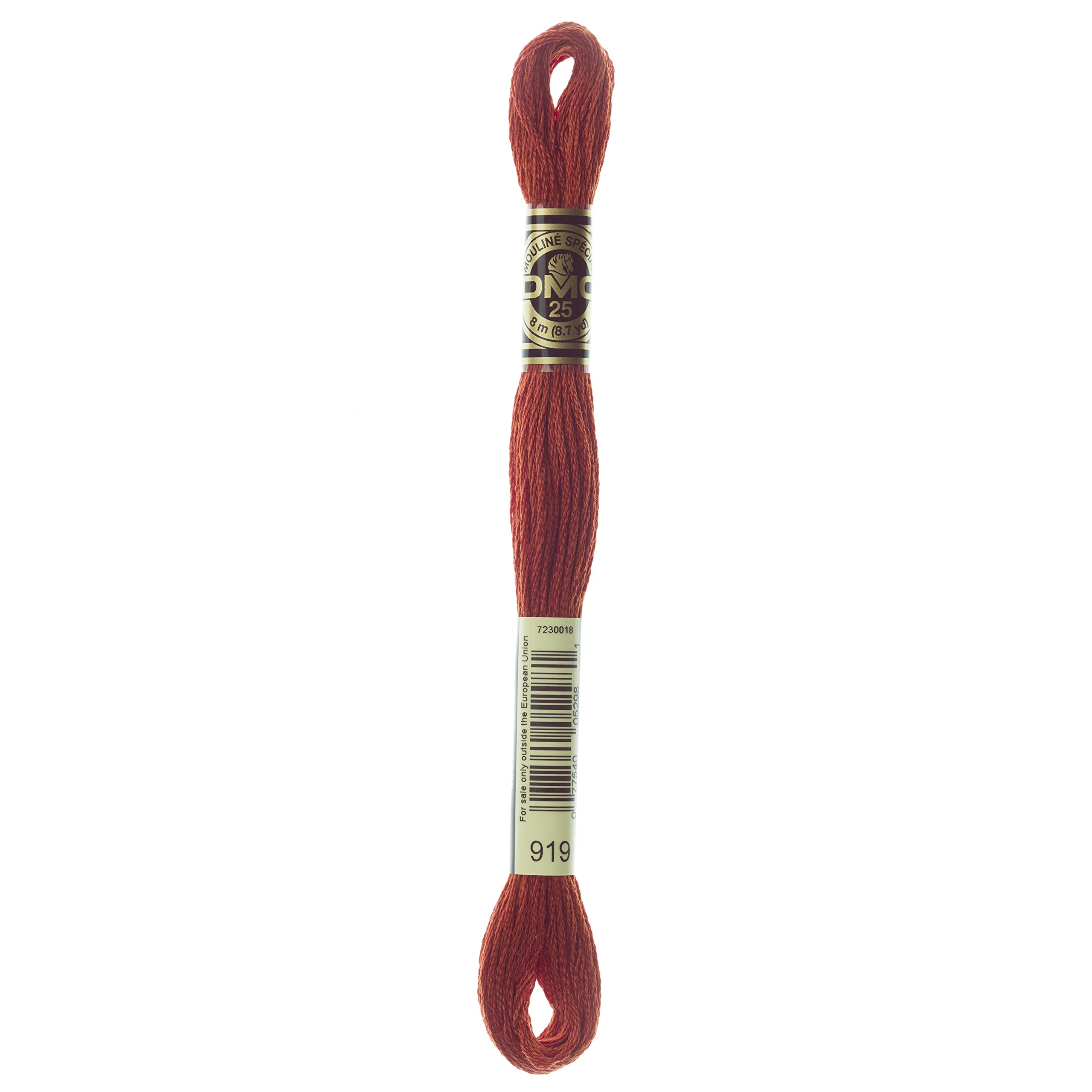 DMC 6-Strand Embroidery Cotton Floss, Red Copper