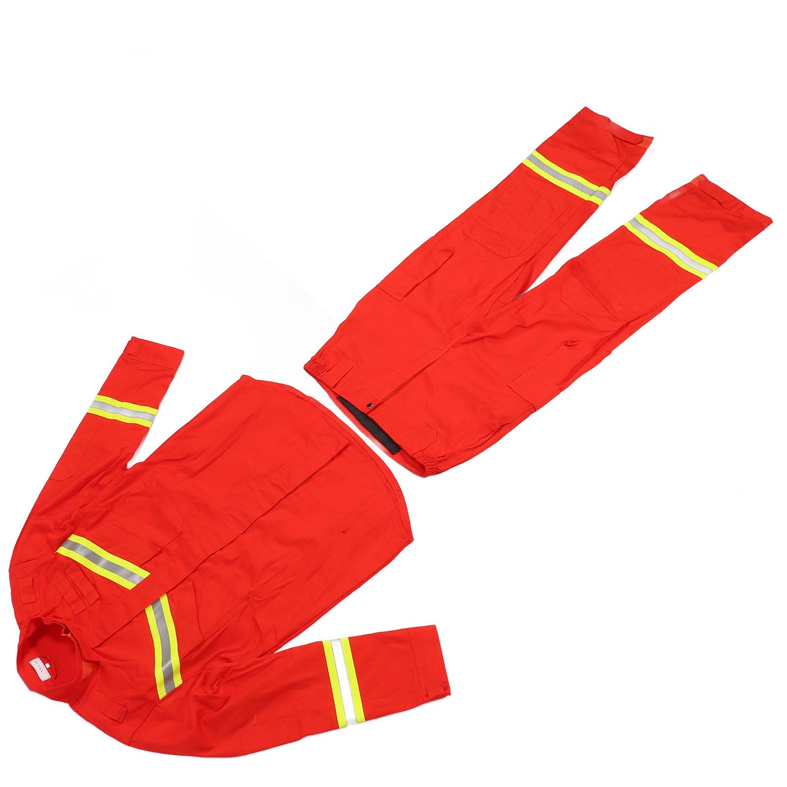 Tuta Vigile del Fuoco Indumenti Protettivi Ignifughi con Calore Elevato, Resistenza Agli Acidi, Caratteristiche Statiche per i Soccorsi di Emergenza (XL (180 cm))