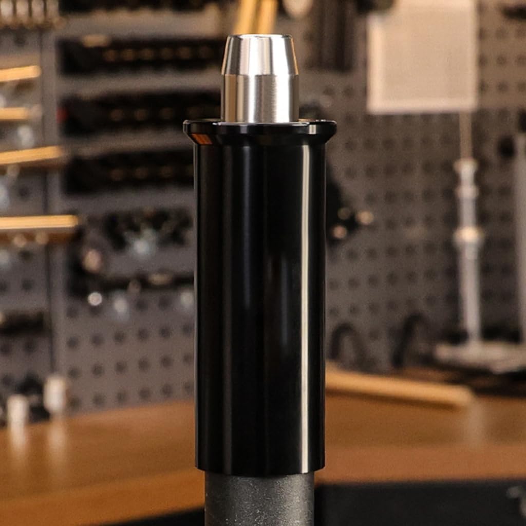 Fork Steerer Star Nut Installer Manual Alignment Guide, Aluminum Alloy Body, Steel Striking Cap, Controlled Depth Setup