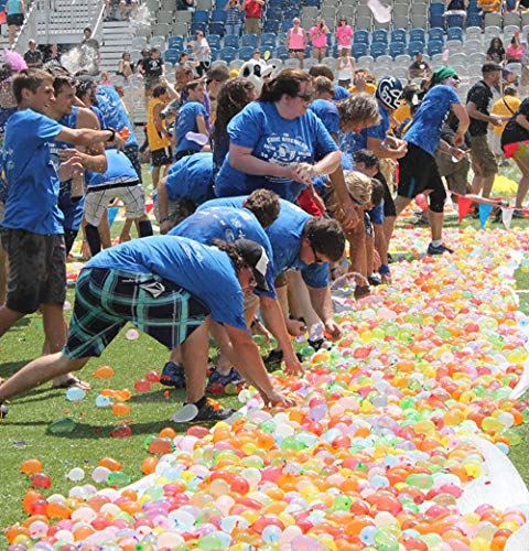 Elitoky 500 Pack Water Balloons With Quick Refill Kits, Eco-Friendly Latex Water Bomb Balloons For Kids And Adults Water Fight Games - Swimming Pool Outdoor Party Summer Splash Fun #TOP6