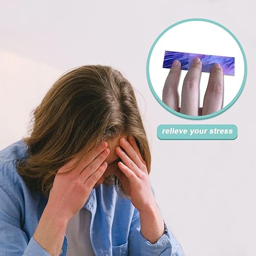 Miniatura 2 de 40 calcomanías sensoriales antiestrés, tiras sensoriales táctiles ásperas, adhesivos para calmar, tiras calmantes texturizadas para adultos,