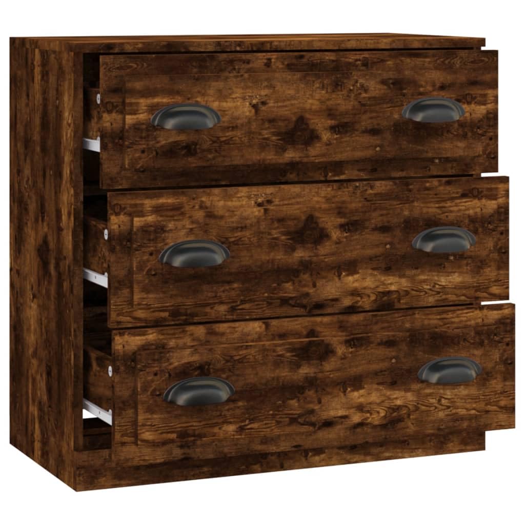 Credenza in legno e metallo, 70 x 35,5 x 67,5 cm, design moderno con ampio spazio di archiviazione, corridoio, cucina, camera da letto, soggiorno