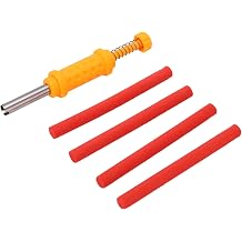 6mm Bait Lure Rolling Making Tool, Portable Carp Fishing Boilies Roller, Bait Round Maker with 4 Foam Rods and Spring Mechanism for Easy Bait Preparation